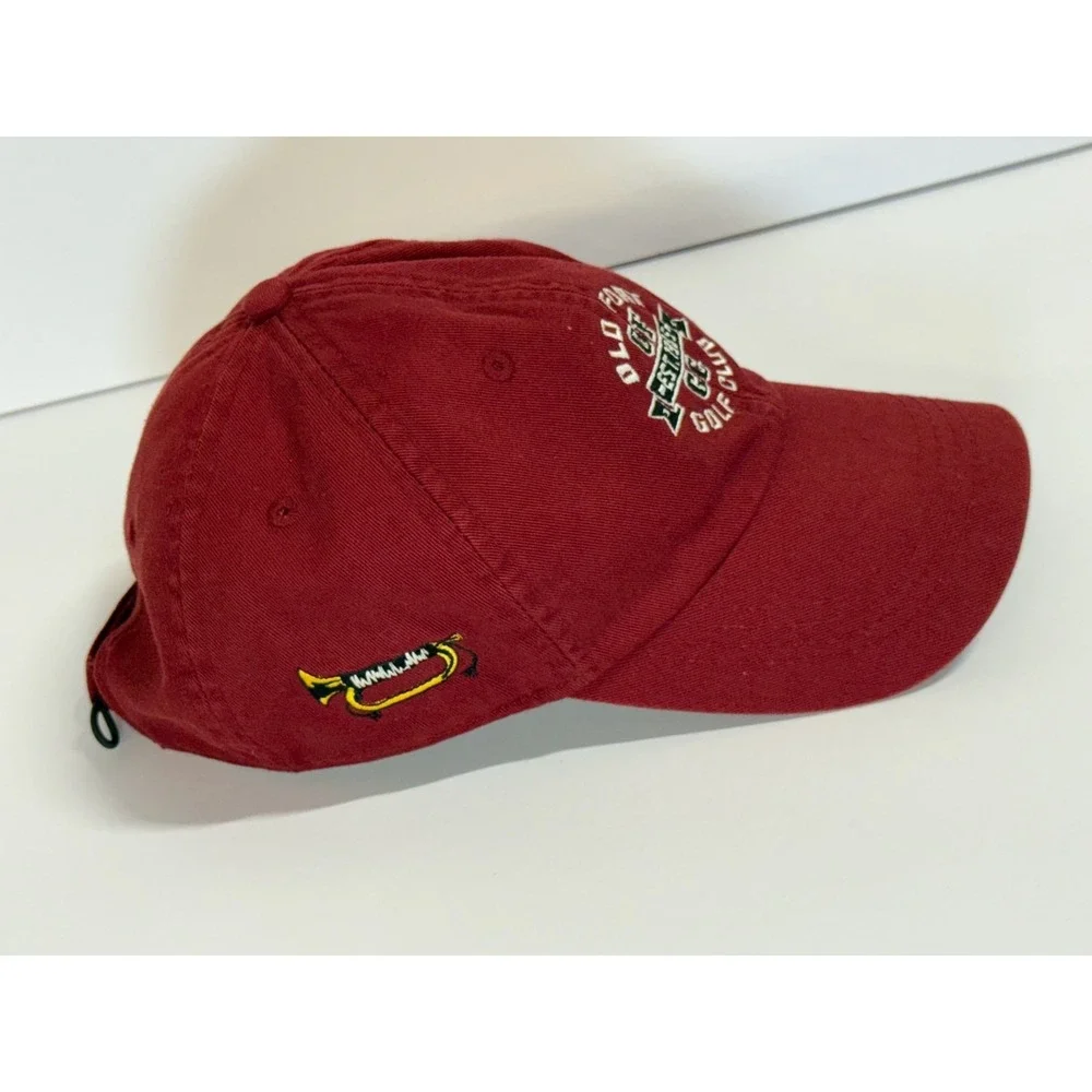 Ahead Extreme Old Fort Golf Club Baseball Cap Mens One Size Red Strapback Hat